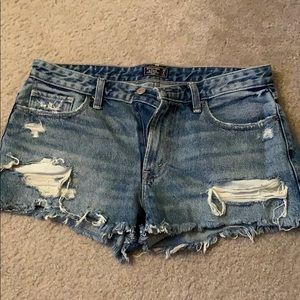 Low Rise Jean Shorts